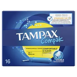 Тампони Tampax Compak Regular з аплікатором 16 шт. - мініатюра 2