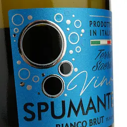 Вино ігристе Terra Sacra Spumante Brut біле сухе 0.75 л - мініатюра 3