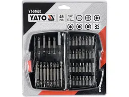 Набір насадок викруткових Yato з тримачем 1/4" 45 шт. (YT-04620) - мініатюра 5