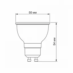 LED лампа VIDEX MR16e 6W GU10 4100K - мініатюра 3