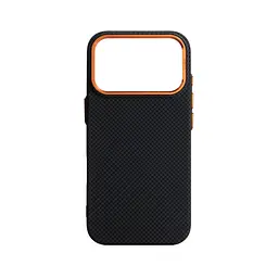 Карбоновый чехол для Apple iPhone 17 Pro, LikeCarbon2 SE MagCase, черный, тонкий защитный чехол-панель из поликарбоната с магнитами N52, MagSafe, противоударный, совместимый с беспроводной зарядкой, приподнятые края для защиты камеры, ArmorStandart (ARM89164)