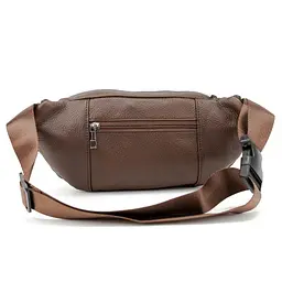 Містка шкіряна сумка на пояс коричнева Tiding Bag M56-2030C - мініатюра 6