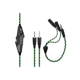 Навушники Gemix X-350 black-green - мініатюра 4