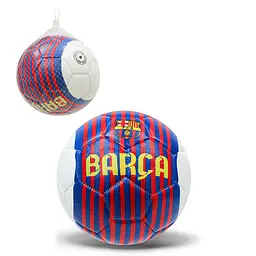 Футбольний м'яч FC Barcelona №5, червоно-синій з емблемою (FB2482)