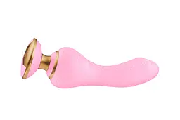 Вібратор для точки G Shunga Sanya Light Pink, гнучкий стовбур - мініатюра 2