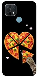 Чохол Demsky Pizza Love Cat для Oppo A15s / A15