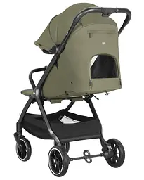 Прогулянкова коляска Carrello Forza CRL-5535 Lagoon Green легка 7 кг автоматичне складання EVA-колеса - мініатюра 6