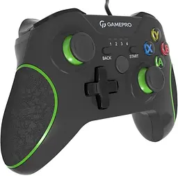 Геймпад GamePro Black/Green (MG450B)