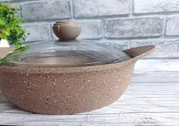 Сотейник O.M.S. Collection 3320-26 3,2л Brown - мініатюра 4