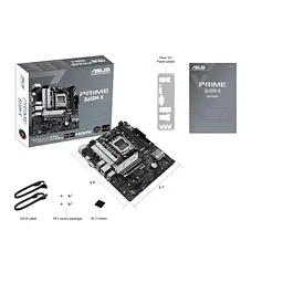 ASUS Материнська плата PRIME B650M-K sAM5 B650 2xDDR5 M.2 HDMI D-Sub mATX - мініатюра 2
