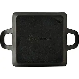 Сковорода чавунна з дошкою для сервіровки Bergner MasterPro. 12.6x18.5 см (BGMP-3805-EM) - мініатюра 4