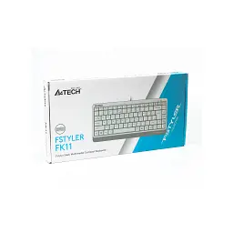 Клавіатура A4Tech FK11 Fstyler Compact Size USB White (4711421953245) - мініатюра 4