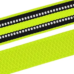 Нашийник для собак BronzeDog Mesh, розмір L, 35-53х2,5 см, лимонний - мініатюра 4