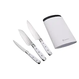 Набір ножів з підставкою Bergner Naturally 4 предмети (BG-41051-WH) - мініатюра 3