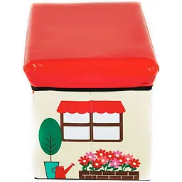 Ящик для іграшок складний квітковий магазин Flower Shop з кришкою водонепроникний UKC 40х25 см Різнокольоровий - мініатюра 3