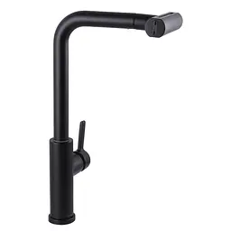 Змішувач для кухні Globus Lux Alpen SBT1-2044-BB Чорний матовий - мініатюра 4