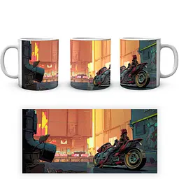 Кухоль GeekLand Cyberpunk 2077 Кіберпанк 2077 CY 02.603 330 мл білий - мініатюра 4