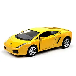 Колекційна машинка Lamborghini Gallardo KT5098W (Yellow) масштаб 1:42 Kinsmart