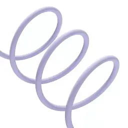 Кабель Baseus Pudding Series Fast Charging Cable USB to Lightning 2.4A 2m 2m P10355700511-01 Purple - мініатюра 4