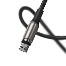 Кабель Baseus Zinc Magnetic Cable USB для Micro USB 1.5A 2m Black (CAMXC-I01) - мініатюра 2