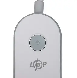Мережевий фільтр-подовжувач LogicPower F24USB4, 4 розетки, 4 USB-порти, 2 м, з вимикачем - мініатюра 5