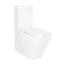 Унітаз підлоговий Qtap Tern Ultra Quiet безобідковий з сидінням Soft-Close QT17222175AUQ1W White, Білий