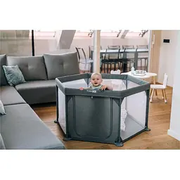 Манеж для дитини FreeON Hexagon Grey (44459) - мініатюра 4
