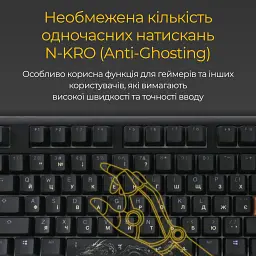 Клавіатура Ducky One 3 Cherry MX Blue RGB Black [DKON2108ST-CUAPXCLAWSC1] UA [126066] - мініатюра 4