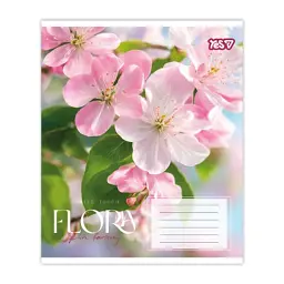 Зошит Yes Flora А5 48 аркушів, клітинка (768794), в асортименті - мініатюра 5