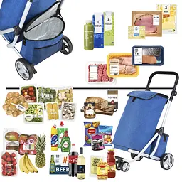 Сумка-візок ShoppingCruiser 3 Wheels Blue (650062) - мініатюра 8