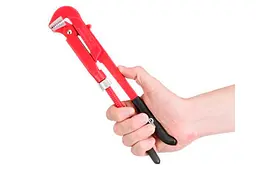 Ключ трубний важіль Intertool 90° х 3/4" HT-0186 - мініатюра 3