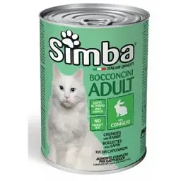 Консерви для котів Simba Cat Wet кролик 415 г (8009470009089)