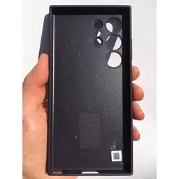 Оригінальний силіконовий чохол Samsung Silicone Case для Galaxy S24 Ultra SM-S928 Dark Violet EF-PS928TVEGWW - мініатюра 7
