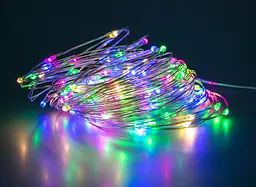 Гірлянда новорічна крапля роси 11.3 метрів Multi Xmas 100 Led світлодіодна led гірлянда на ялинку