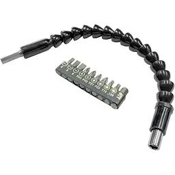 Набір біт викруткових насадок і подовжувач гнучкий Flexible Screw Tool 1/4 х (у наборі 10 біт)