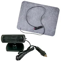 Автомобільний вентилятор-обігрівач Auto Heater Fan LJ-006 200 Вт, з килимком з підігрівом, 12V