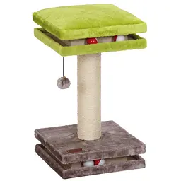 Дряпка поверхочка з кульками Croci Interactive Floors 35 x 35 x 50 см плюш/сезаль