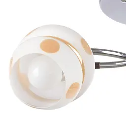 Люстра стельова Brille в спальню E27 60W CH (LK-479C/2) - мініатюра 3