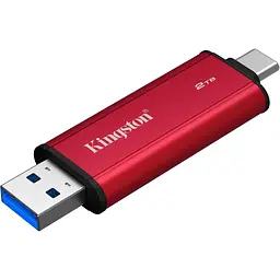 Зовнішній SSD накопичувач Kingston Dual Portable 2TB (SPSD/2TB) [155511] - мініатюра 4