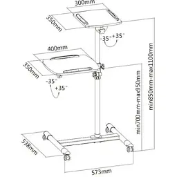 Стіл проекційний ITech TS-6 - мініатюра 2