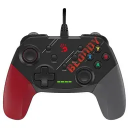 Геймпад Bloody GP30 USB для ПК/PS3/Switch/Android подвійна вібрація 1.8 м