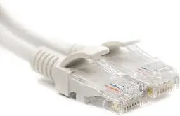 Патч-корд 35м, UTP, cat.5e, CU, white PowerPlant (CA912650)