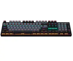 Клавіатура механічна ігрова Hator HTK09BGB Starfall Rainbow Origin Mecha, Aurum Red/Blue - мініатюра 2