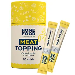 М'ясний топінг Home Food для собак у стіках в тубусі 3 г х 30 шт.