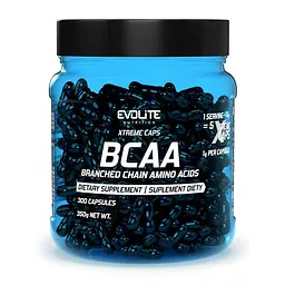 Амінокислота BCAA Evolite Nutrition BCAA 2:1:1 Xtreme, 300 капсул