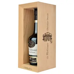 Кальвадос Christian Drouin Calvados 1964, в дерев'яній коробці, 40%, 0,7 л - мініатюра 2