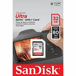 Карта пам'яті SanDisk 32GB SDHC class 10 Ultra (SDSDUN4-032G-GN6IN) - мініатюра 4