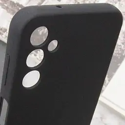 Чохол TPU GETMAN Liquid Silk Full Camera для Samsung Galaxy A15 4G/5G / M15 5G Чорний / Black - мініатюра 6