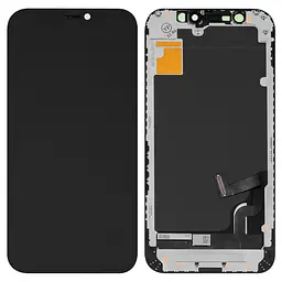 Дисплей для iPhone 12 mini, чорний, з рамкою, , Tianma, (TFT)