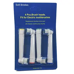 Насадки для зубної щітки Semi Oral B, 4 шт м'яка жорсткість